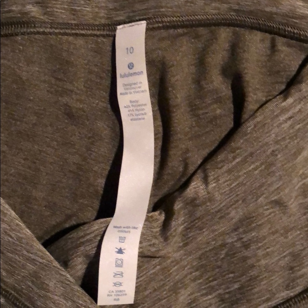 NEW • Lululemon • Wunder Under Pant Fatigue Green - Picture 8 of 8